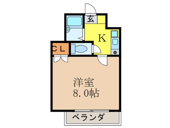 メゾン・ラポ－ルの物件間取画像